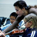 Helping the violins photo