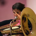 Tuba player photo